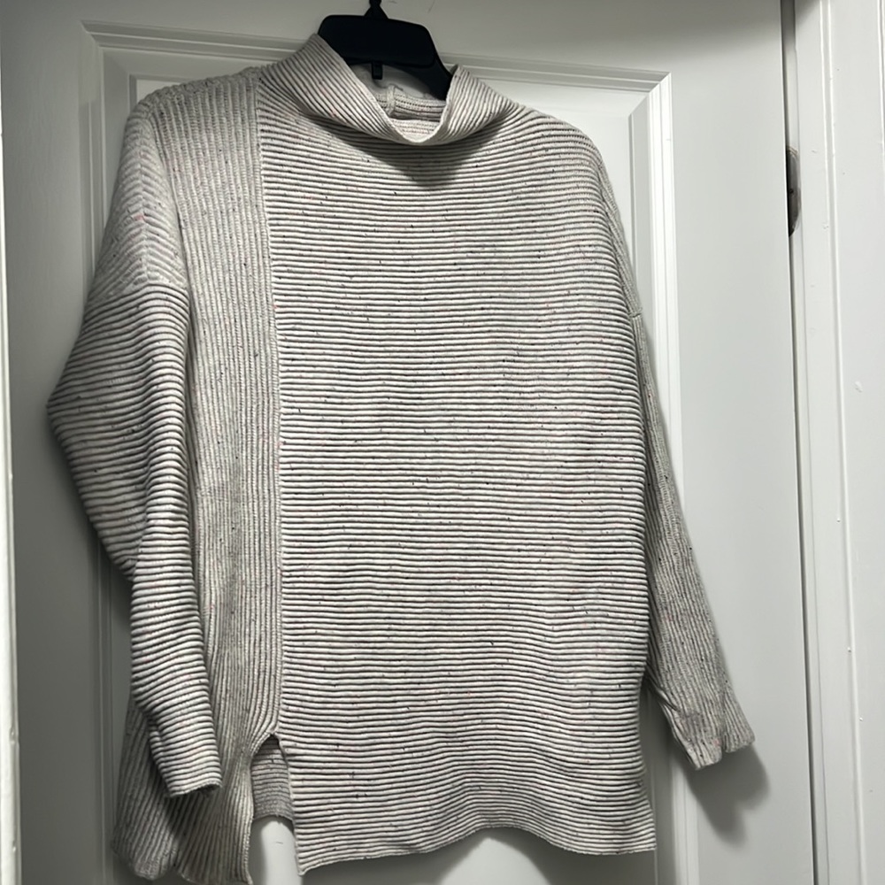 French Connection Ribbed Marbled Oversized Sweater
